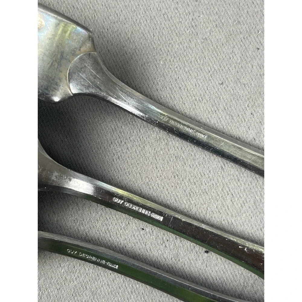 Guy Degrenne Vieux Paris Stainless Lot Knife, Fork, Spoon lot of 6